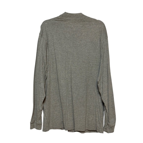 Naturalife Soft Minimalist Mock Neck Long Sleeve Top Women XL Quiet Luxury - Picture 3 of 6